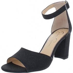 NEW JESSICA SIMPSON women's sherron micro flash heels in black